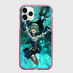 Чехол iPhone 11 Pro матовый Сахароза Genshin Impact Геншин Импакт Z