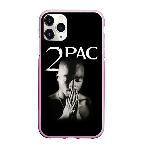 Чехол iPhone 11 Pro матовый TUPAC / 3D-Розовый – фото 1