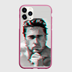 Чехол iPhone 11 Pro матовый Billie Herrington Gachimuchi, цвет: 3D-малиновый