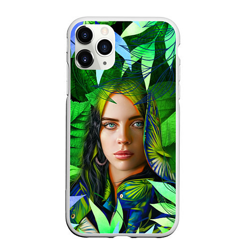 Чехол iPhone 11 Pro матовый BILLIE EILISH БИЛЛИ АЙЛИШ Z / 3D-Белый – фото 1