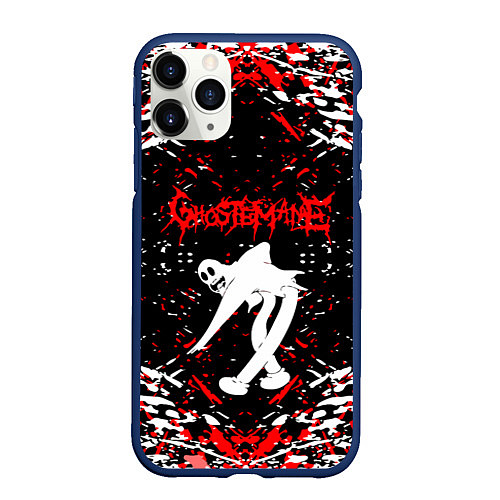 Чехол iPhone 11 Pro матовый GHOSTEMANE / 3D-Тёмно-синий – фото 1
