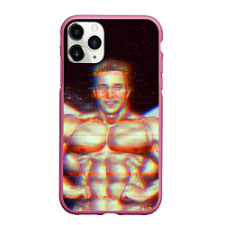 Чехол iPhone 11 Pro матовый Gachimuchi GYM, цвет: 3D-малиновый