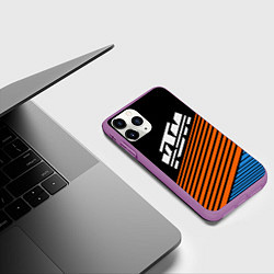 Чехол iPhone 11 Pro матовый KTM КТМ Z, цвет: 3D-фиолетовый — фото 2