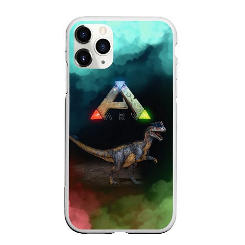 Чехол iPhone 11 Pro матовый Ark Survival Арк Сурвивал Z / 3D-Белый – фото 1