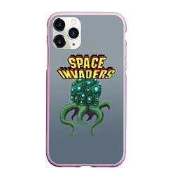 Чехол iPhone 11 Pro матовый Space Invaders Old game Z