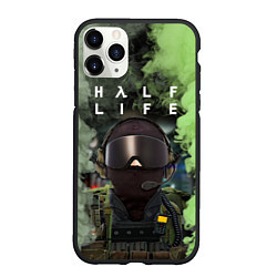 Чехол iPhone 11 Pro матовый Opposing Force Half-Life спина