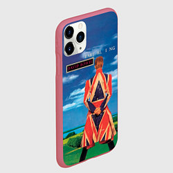 Чехол iPhone 11 Pro матовый Earthling - David Bowie, цвет: 3D-малиновый — фото 2