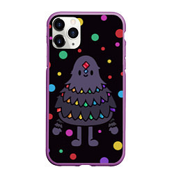 Чехол iPhone 11 Pro матовый Games Toca Boca, цвет: 3D-фиолетовый