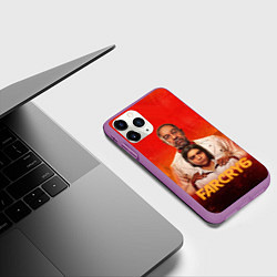 Чехол iPhone 11 Pro матовый Антон и Диего Кастильо FC6, цвет: 3D-фиолетовый — фото 2