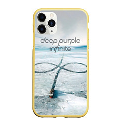 Чехол iPhone 11 Pro матовый Infinite - Deep Purple, цвет: 3D-желтый