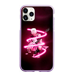 Чехол iPhone 11 Pro матовый Pink MGK