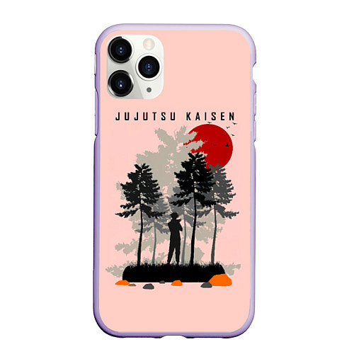 Чехол iPhone 11 Pro матовый Fushiguro Megumi Jujutsu Kaisen / 3D-Светло-сиреневый – фото 1