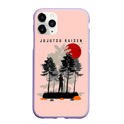 Чехол iPhone 11 Pro матовый Fushiguro Megumi Jujutsu Kaisen, цвет: 3D-светло-сиреневый
