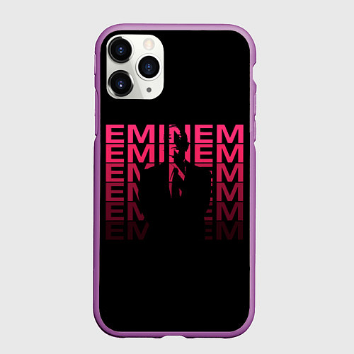 Чехол iPhone 11 Pro матовый Маршалл Мэтерс третий / 3D-Фиолетовый – фото 1