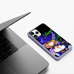 Чехол iPhone 11 Pro матовый Лиза, Genshin Impact, цвет: 3D-светло-сиреневый — фото 2