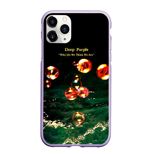 Чехол iPhone 11 Pro матовый Who Do We Think We Are - Deep Purple / 3D-Светло-сиреневый – фото 1