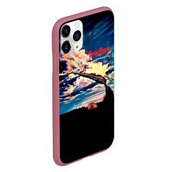 Чехол iPhone 11 Pro матовый Deep Purple - Stormbringer, цвет: 3D-малиновый — фото 2