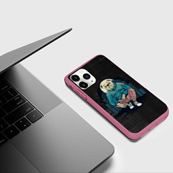 Чехол iPhone 11 Pro матовый Авторитет, цвет: 3D-малиновый — фото 2
