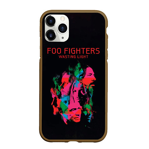 Чехол iPhone 11 Pro матовый Wasting Light - Foo Fighters / 3D-Коричневый – фото 1