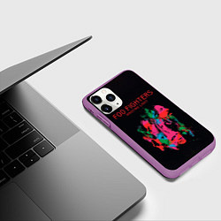 Чехол iPhone 11 Pro матовый Wasting Light - Foo Fighters, цвет: 3D-фиолетовый — фото 2