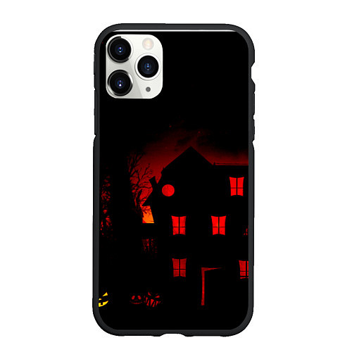 Чехол iPhone 11 Pro матовый Дом Монстр / 3D-Черный – фото 1