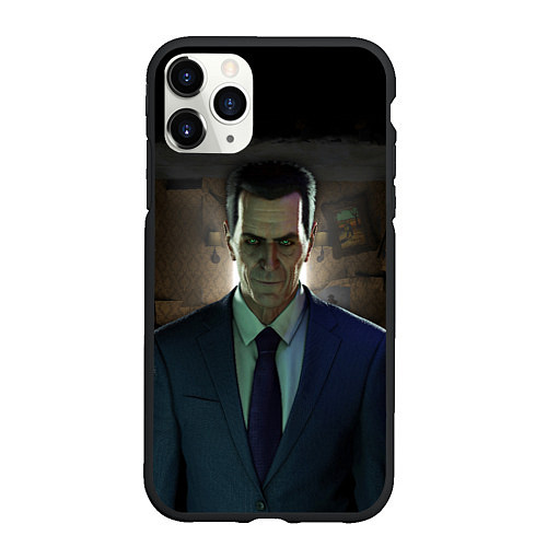 Чехол iPhone 11 Pro матовый Gman / 3D-Черный – фото 1