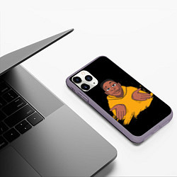 Чехол iPhone 11 Pro матовый Хаби Лейм, цвет: 3D-серый — фото 2