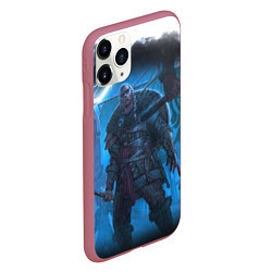 Чехол iPhone 11 Pro матовый ASSASSINS CREED VALHALLA ВАЛХАЛЛА, цвет: 3D-малиновый — фото 2