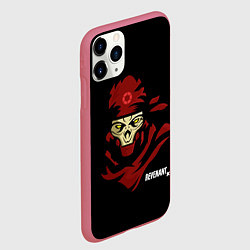 Чехол iPhone 11 Pro матовый Рукотворный кошмар, цвет: 3D-малиновый — фото 2