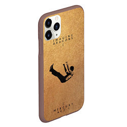Чехол iPhone 11 Pro матовый Mercury Act 1 - Imagine Dragons, цвет: 3D-коричневый — фото 2