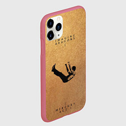 Чехол iPhone 11 Pro матовый Mercury Act 1 - Imagine Dragons, цвет: 3D-малиновый — фото 2