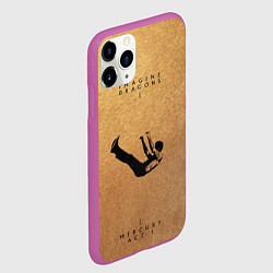 Чехол iPhone 11 Pro матовый Mercury Act 1 - Imagine Dragons, цвет: 3D-фиолетовый — фото 2