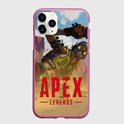 Чехол iPhone 11 Pro матовый Октейн в деле, цвет: 3D-малиновый