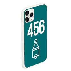 Чехол iPhone 11 Pro матовый Игра в кальмара - Squid game 456, цвет: 3D-белый — фото 2