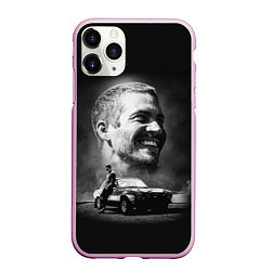 Чехол iPhone 11 Pro матовый Paul Walker, цвет: 3D-розовый