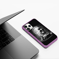 Чехол iPhone 11 Pro матовый Paul Walker, цвет: 3D-фиолетовый — фото 2