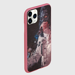 Чехол iPhone 11 Pro матовый Paul de Technoir, цвет: 3D-малиновый — фото 2