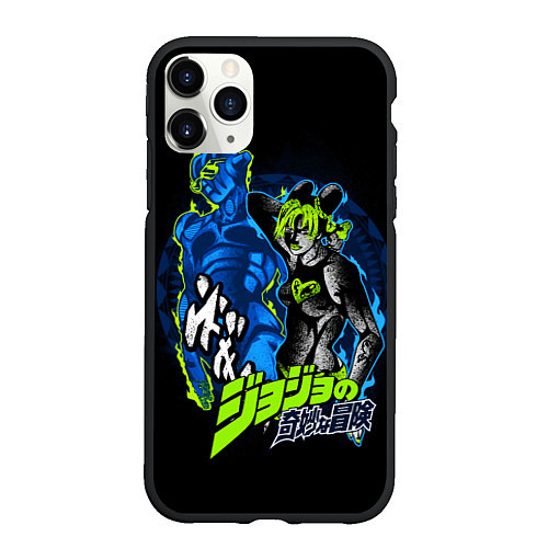 Чехол iPhone 11 Pro матовый Джолин Куджо, JoJos Bizarre Adventure / 3D-Черный – фото 1