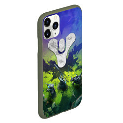 Чехол iPhone 11 Pro матовый ДЕСТИНИ 2 НАПАДЕНИЕ ТЬМЫ, цвет: 3D-темно-зеленый — фото 2