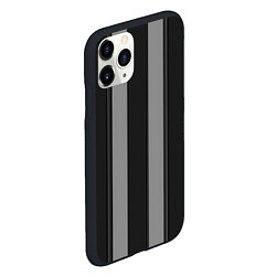 Чехол iPhone 11 Pro матовый Ретро полосы, цвет: 3D-черный — фото 2