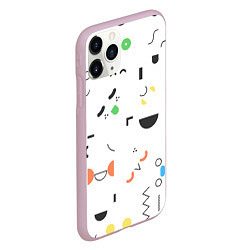 Чехол iPhone 11 Pro матовый TOCA BOCA УЗОР ФОН, цвет: 3D-розовый — фото 2