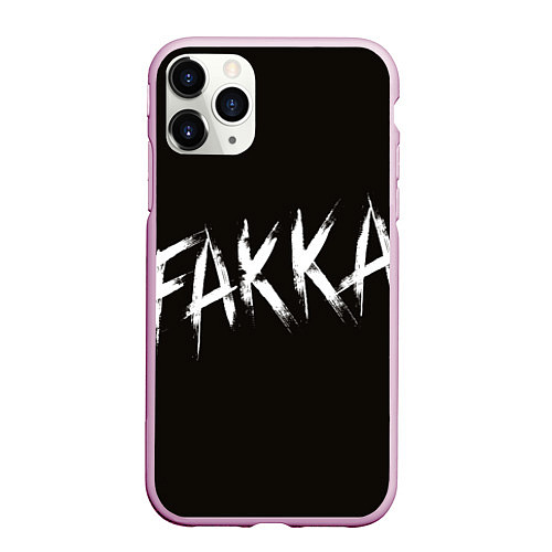 Чехол iPhone 11 Pro матовый FAKKA / 3D-Розовый – фото 1