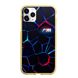 Чехол iPhone 11 Pro матовый BMW SPORT 3D плиты