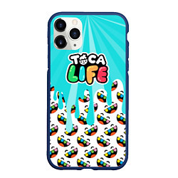 Чехол iPhone 11 Pro матовый TOGA LIFE, цвет: 3D-тёмно-синий