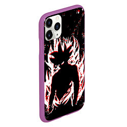 Чехол iPhone 11 Pro матовый Dragon ball super, цвет: 3D-фиолетовый — фото 2