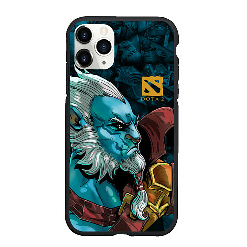 Чехол iPhone 11 Pro матовый Фантом Лансер, DOTA 2 / 3D-Черный – фото 1