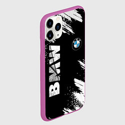 Чехол iPhone 11 Pro матовый BMW GRUNGE БМВ ГРАНЖ, цвет: 3D-фиолетовый — фото 2