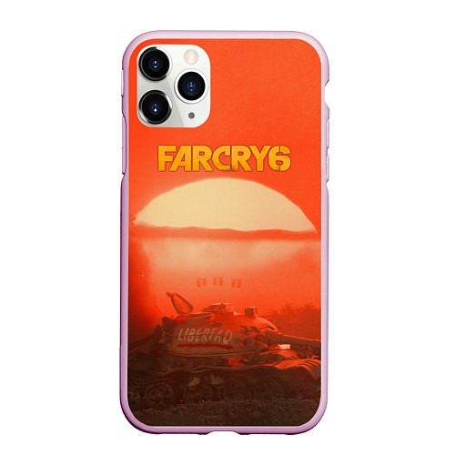 Чехол iPhone 11 Pro матовый Far Cry 6 - Libertad / 3D-Розовый – фото 1