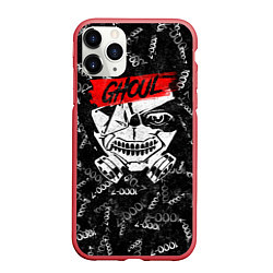 Чехол iPhone 11 Pro матовый KANEKI GHOUL 1000-7, цвет: 3D-красный