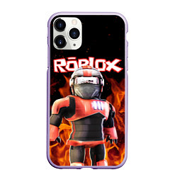 Чехол iPhone 11 Pro матовый ROBLOX FIRE РОБЛОКС ОГОНЬ ПОЖАРНЫЙ